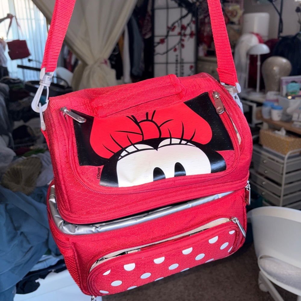 Disney Minnie Mouse Pranzo Lunch Tote 3 qt 8 can cooler tote